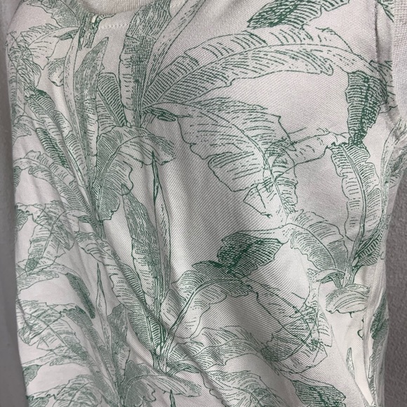 RVCA Tank Top XS Tropical Beach Surf Green White - Picture 3 of 7